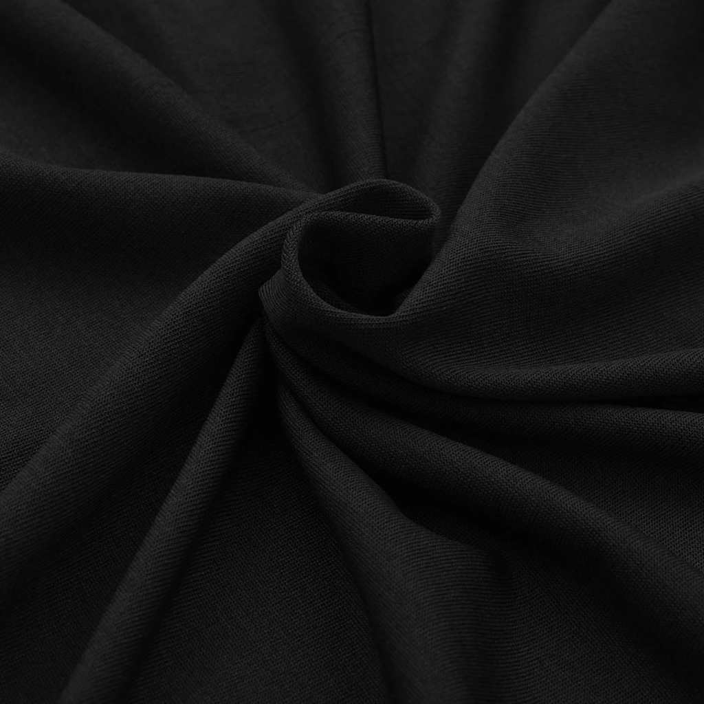Sztreccs asztal védőhuzat 2 db 183x76x74 cm fekete