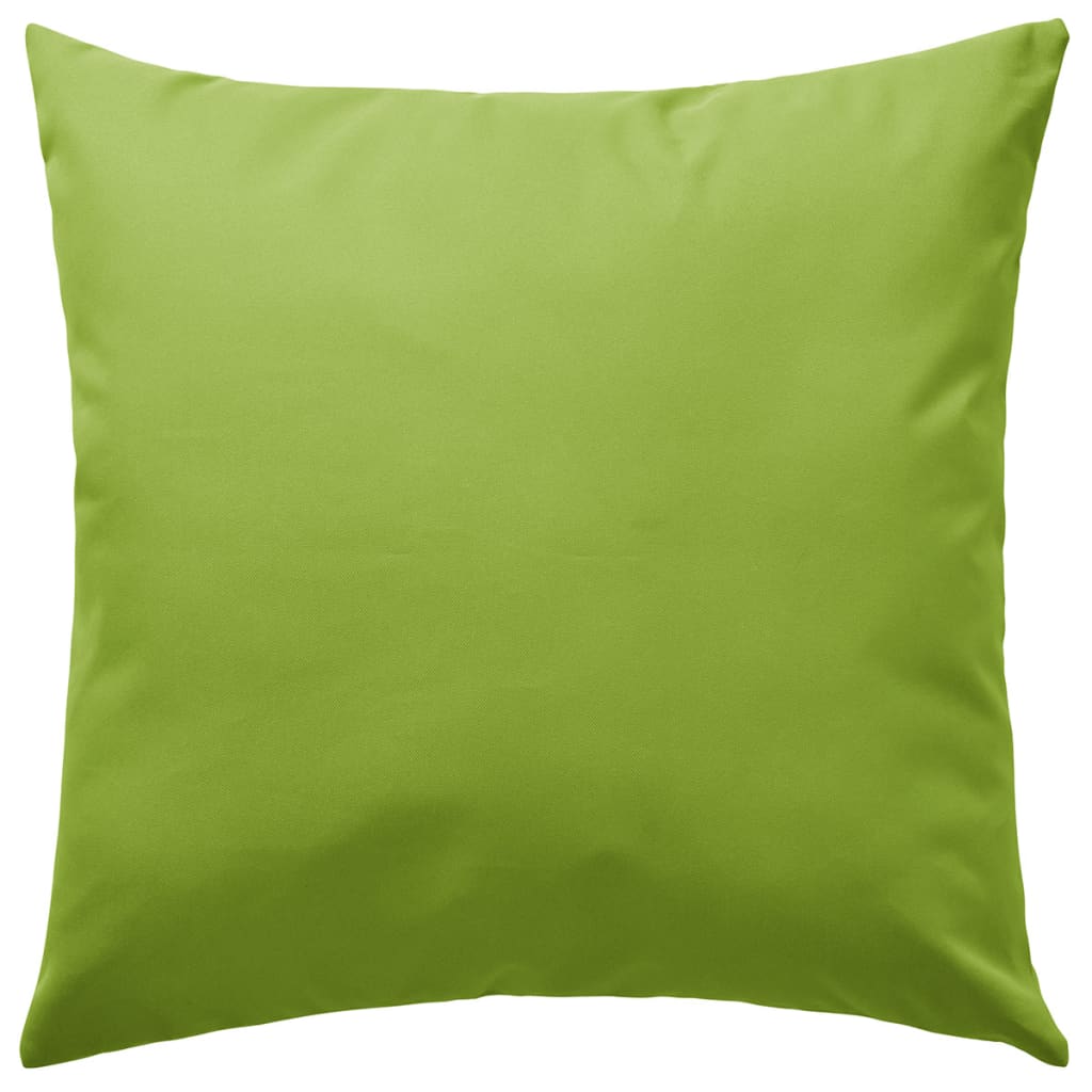 2 db almazöld kültéri párna 45 x 45 cm