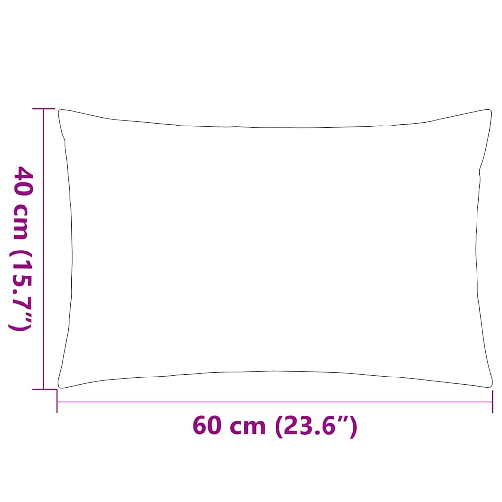 4 db almazöld kültéri párna 60 x 40 cm