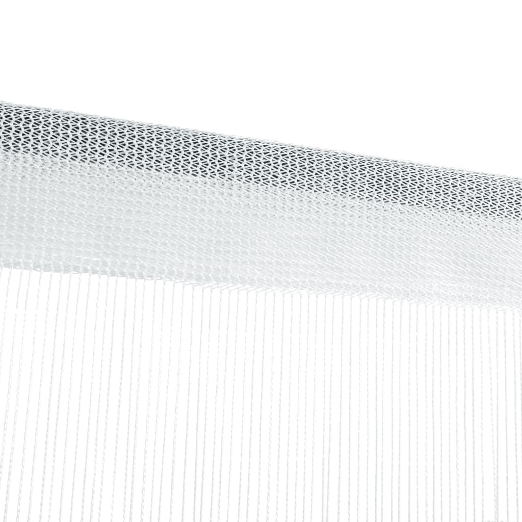 2 db fehér zsinórfüggöny 140 x 250 cm