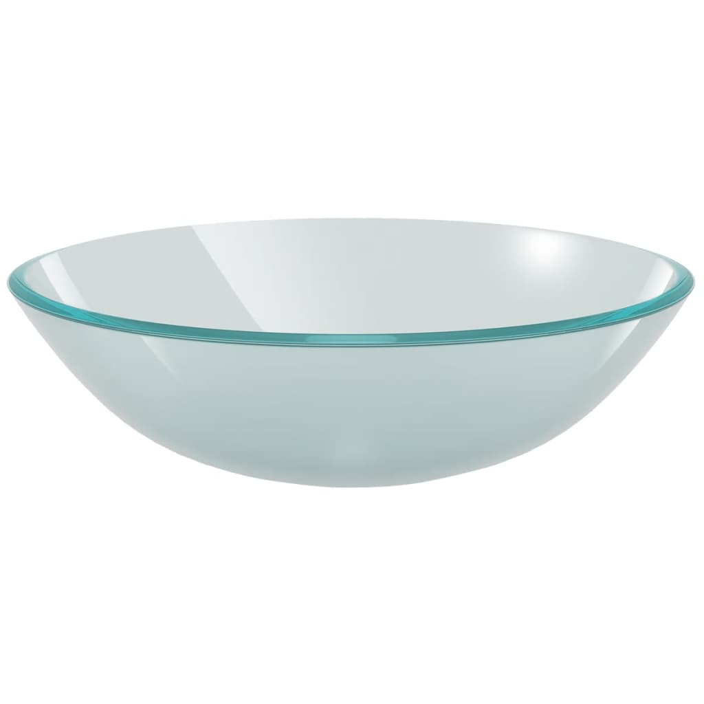 42 cm-es edzett üveg mosdókagyló matt 42 cm-es edzett üveg mosdókagyló matt