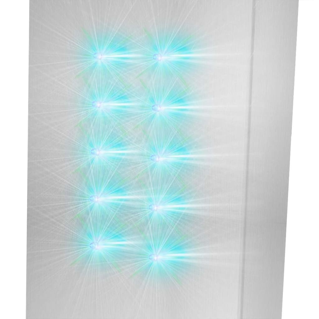 Rozsdamentes acél tusoló panel rendszer hajlított