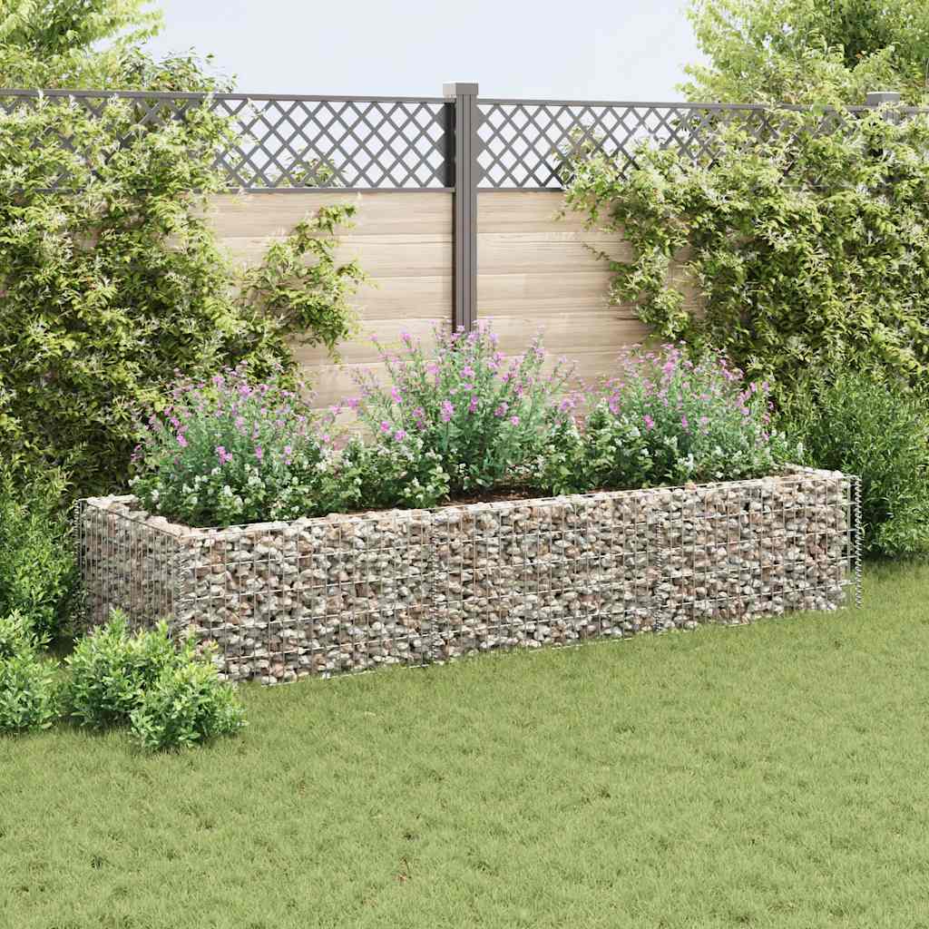 Acél gabion magaságyás 270 x 90 x 50 cm