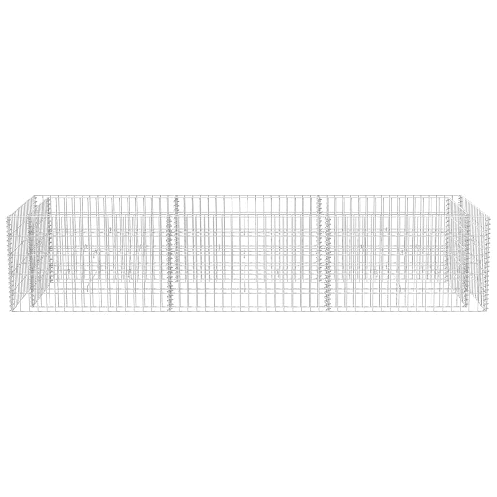 Acél gabion magaságyás 270 x 90 x 50 cm