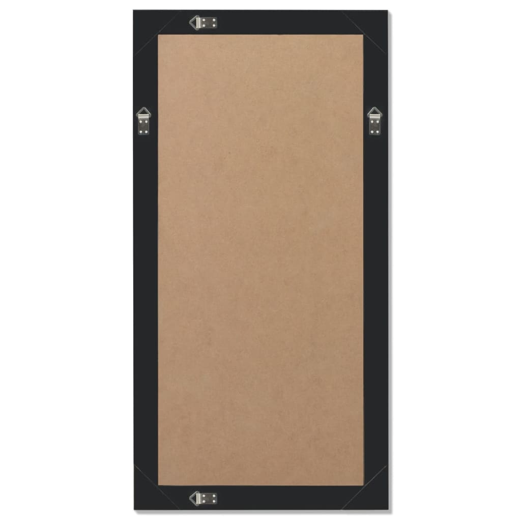 100x50 cm fekete barokk stílusú fali tükör