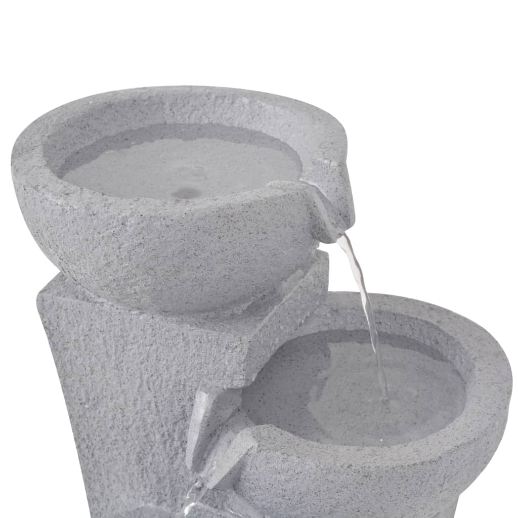Beltéri műgyanta szökőkút led megvilágítással Beltéri műgyanta szökőkút led megvilágítással