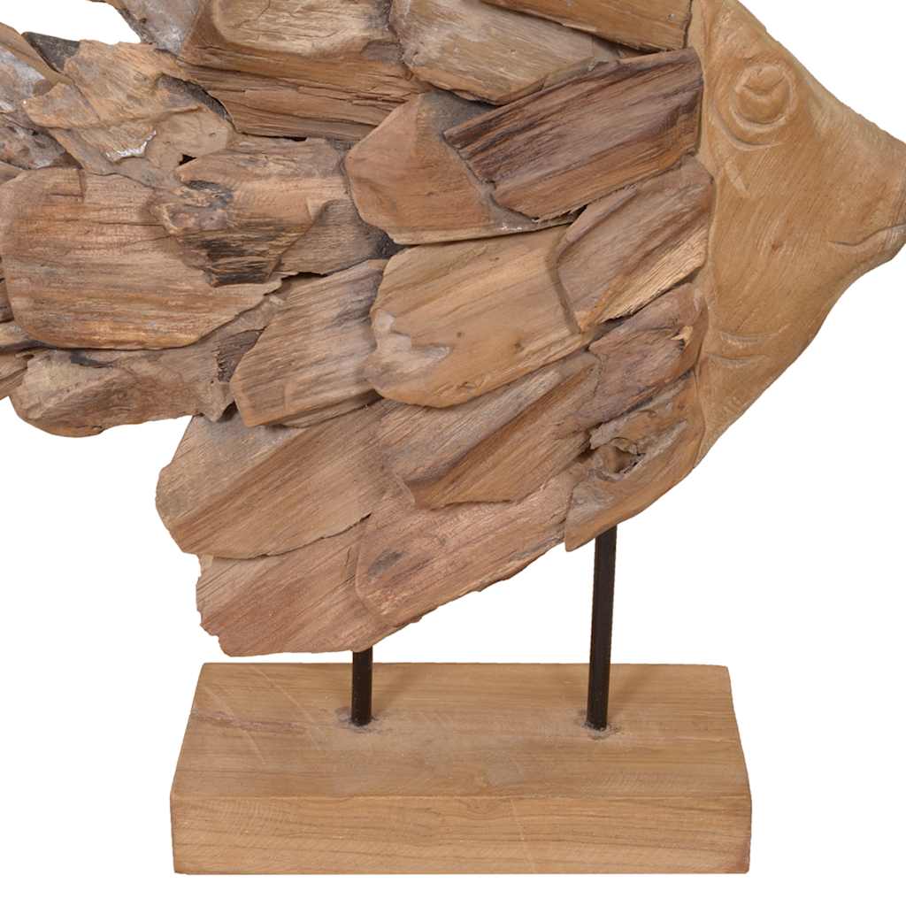 Hal szobor teak 40x12x57 cm