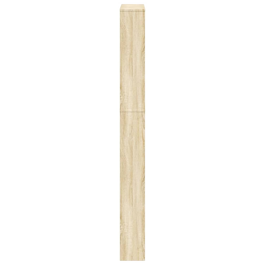 5 szintes tükrös tölgy cipőszekrény 63 x 17 x 169,5 cm