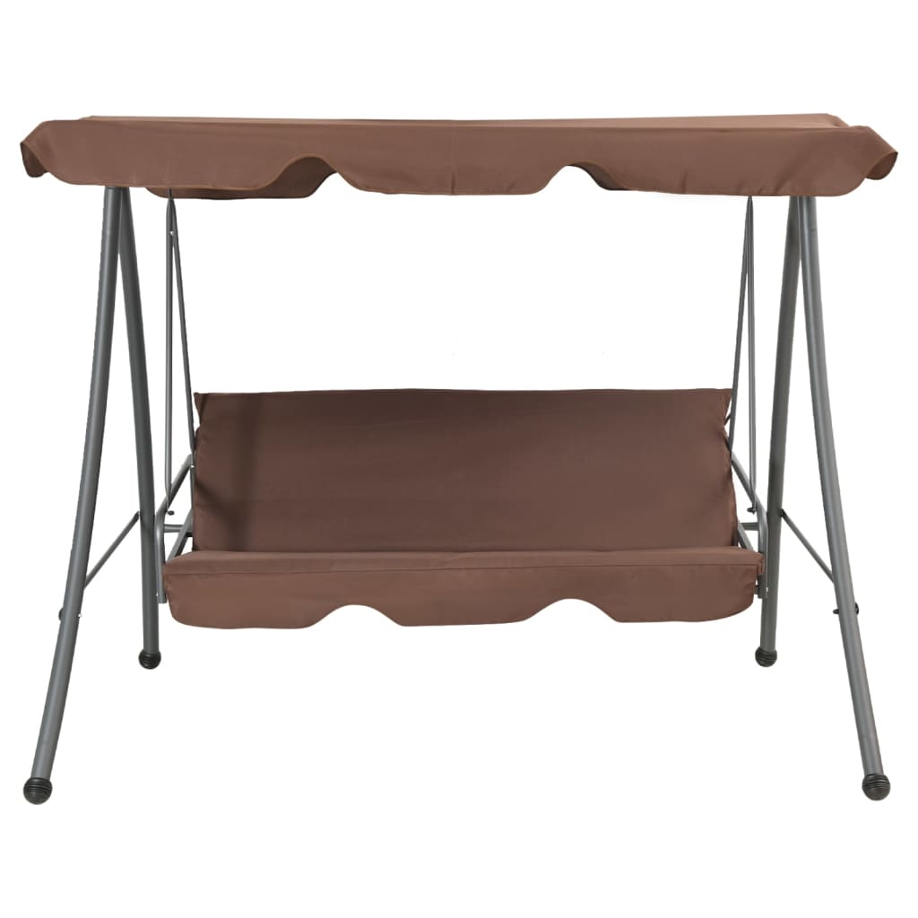 Kávébarna kültéri hintaágy tetőponyvával