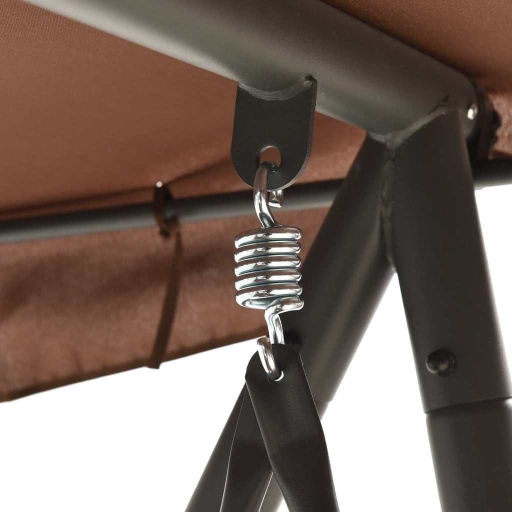 Kávébarna kültéri hintaágy tetőponyvával