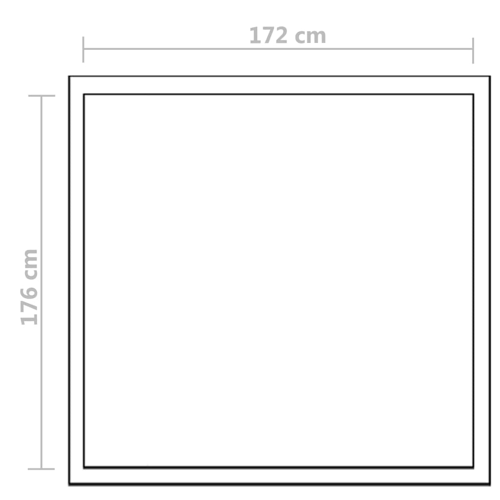 Megerősített alumínium melegház 3,46 m²