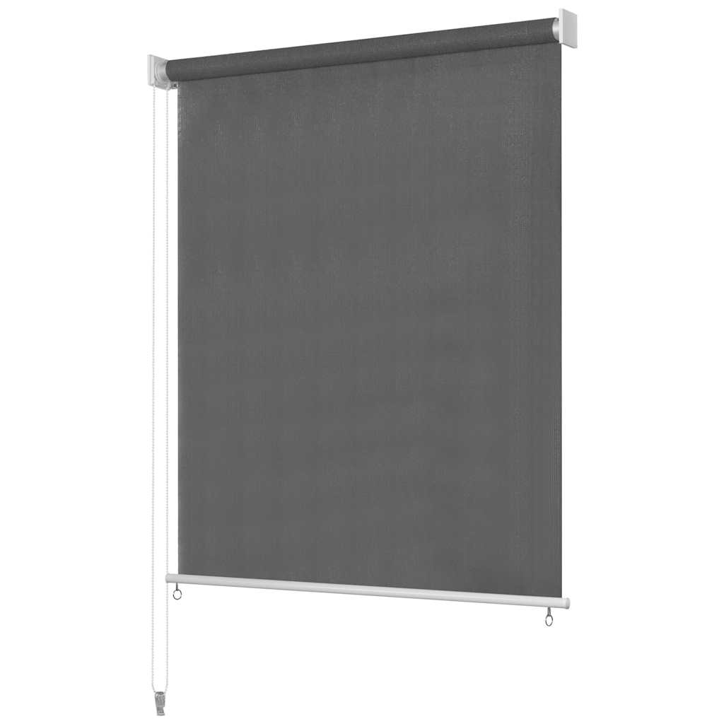 Antracit színű, kültéri sötétítő roló 185(szé)x140(ma) cm