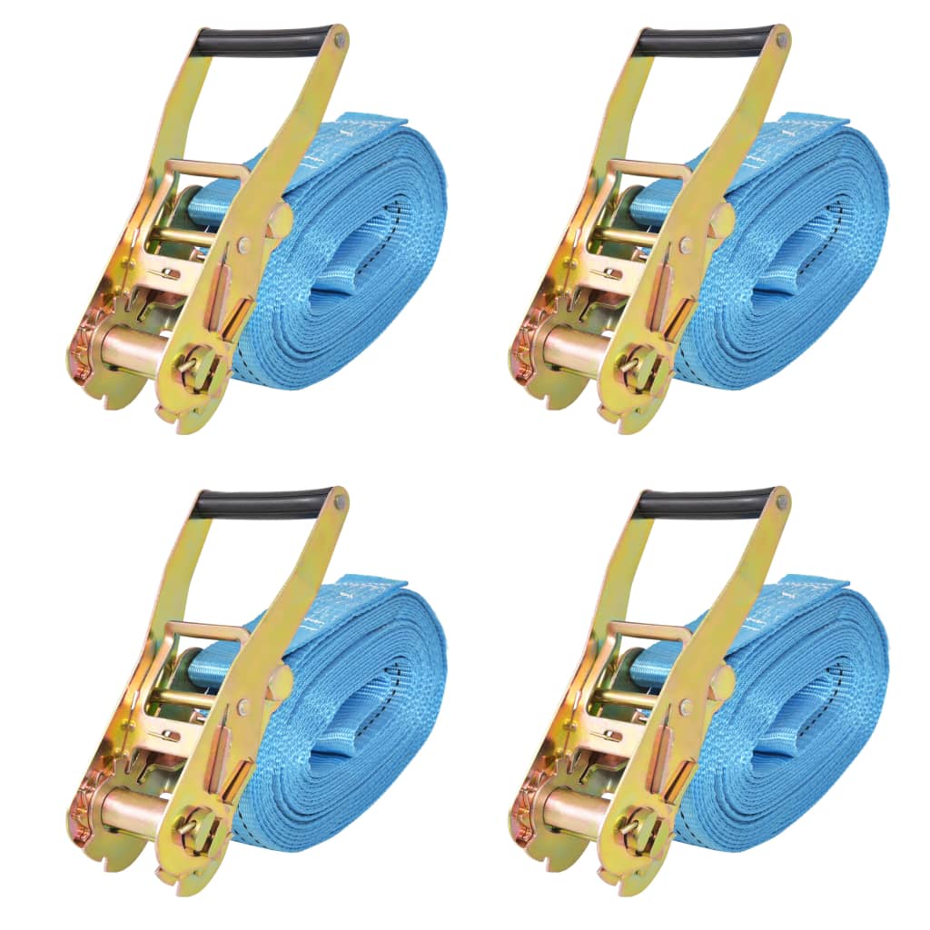 4 db kék racsnis spanifer, 4 tonna 8 m x 50 mm