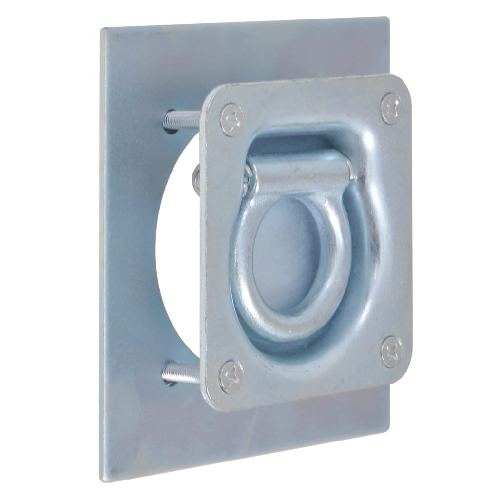 8 db horganyzott acél rögzítőgyűrű trélerhez 2000 kg