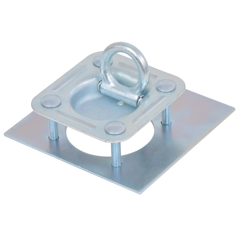 6 db horganyzott acél rögzítőgyűrű trélerhez 2000 kg