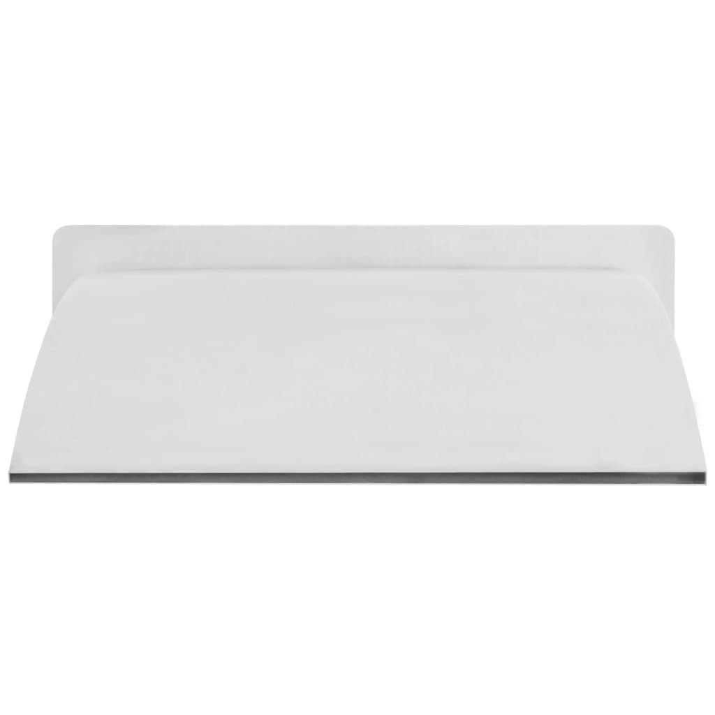 Ezüstszínű rozsdamentes acél medence-szökőkút 30 x 9 x 26 cm Ezüstszínű rozsdamentes acél medence-szökőkút 30 x 9 x 26 cm