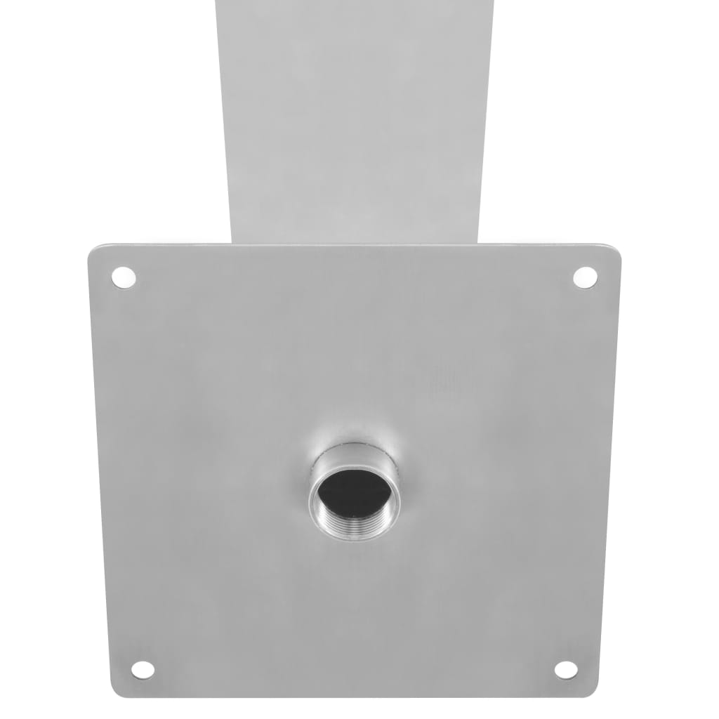 Ezüstszínű rozsdamentes acél medence-szökőkút 64 x 30 x 52 cm Ezüstszínű rozsdamentes acél medence-szökőkút 64 x 30 x 52 cm