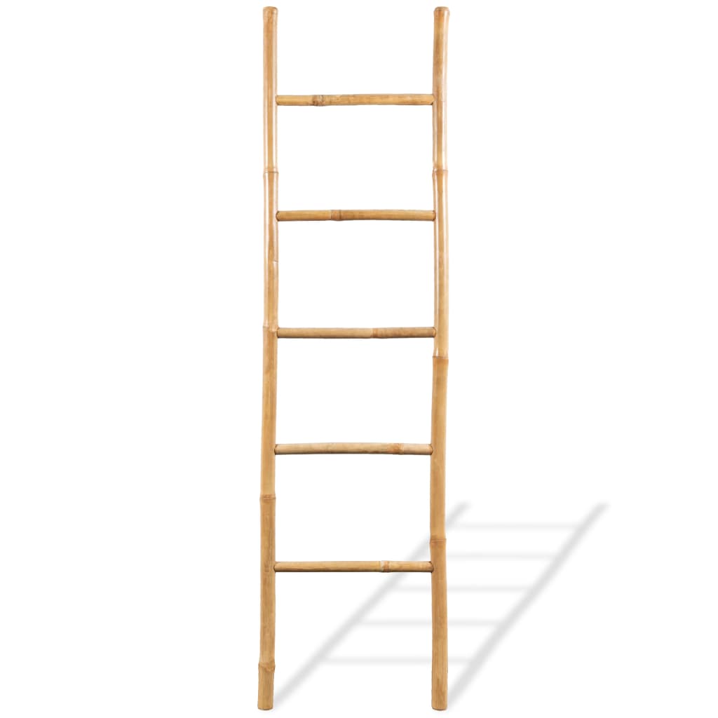 5 fokos, bambusz törölközőszárító létra 150 cm 5 fokos, bambusz törölközőszárító létra 150 cm