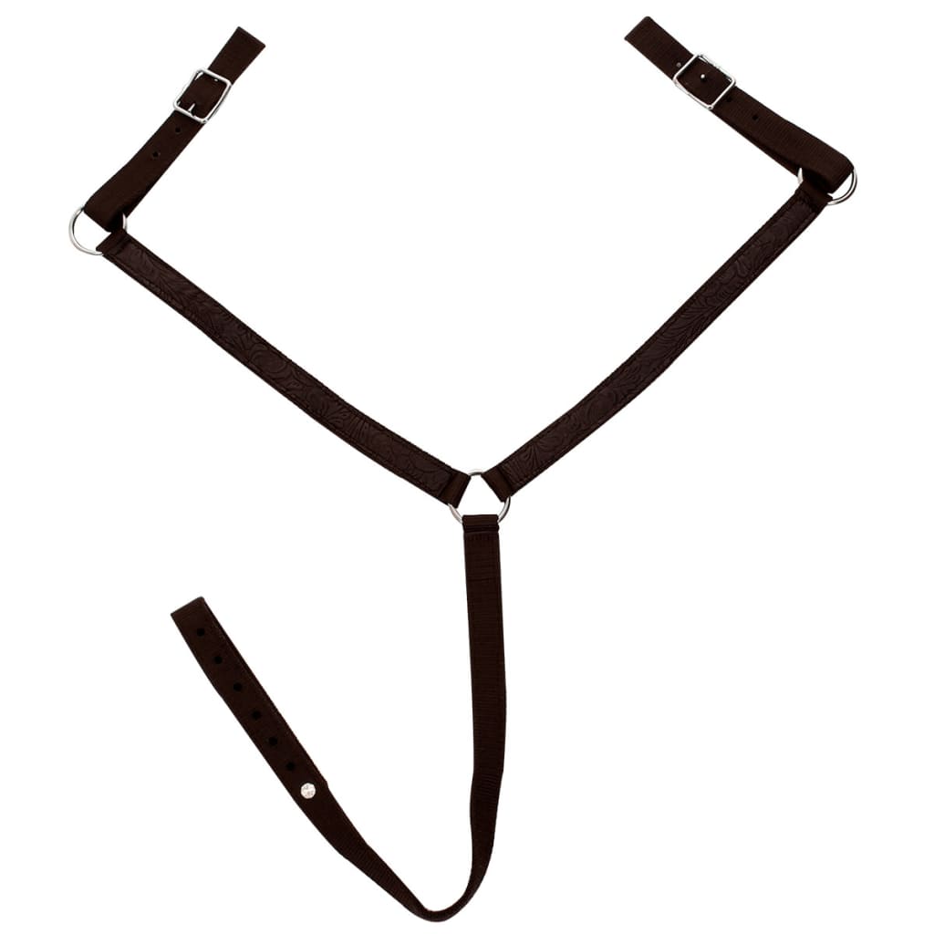 Barna valódi bőr western nyereg, kötőfék és nyakhám 16