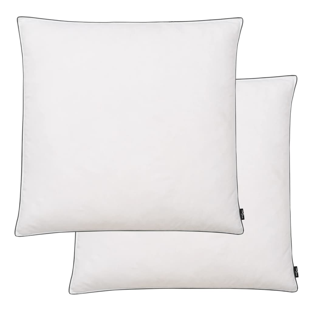 2 db fehér toll- és pehelypárna 80 x 80 cm 2 db fehér toll- és pehelypárna 80 x 80 cm