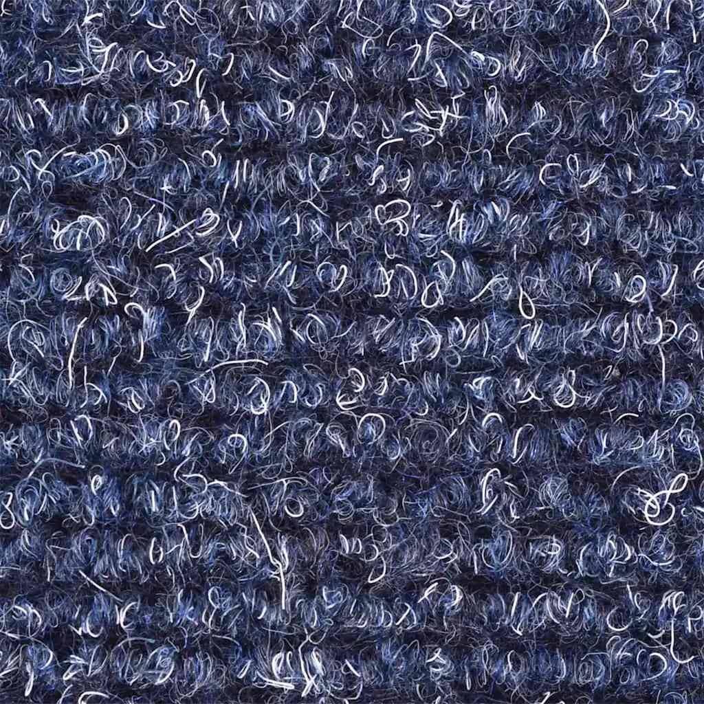 15 db öntapadós lépcsőszőnyeg, kék, nagy félkör, 65 x 21 x 4 cm