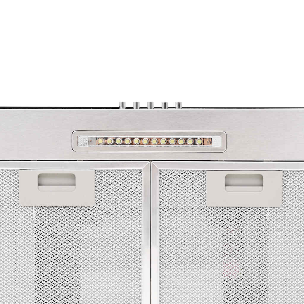 Rozsdamentes acél, fali páraelszívó 90 cm 756 m³/óra led