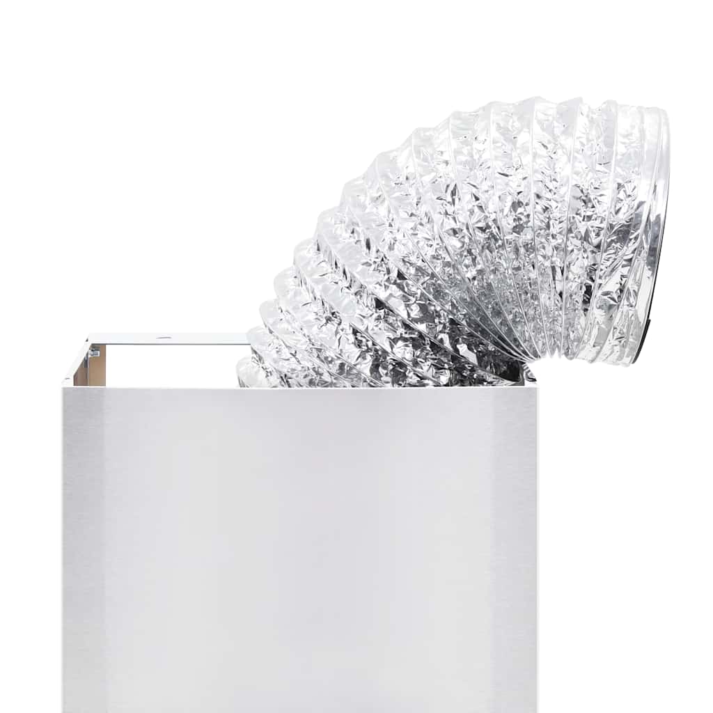 Rozsdamentes acél, fali páraelszívó 90 cm 756 m³/óra led