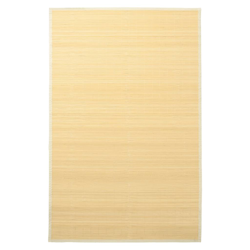 Természetes színű bambusz szőnyeg 100 x 160 cm
