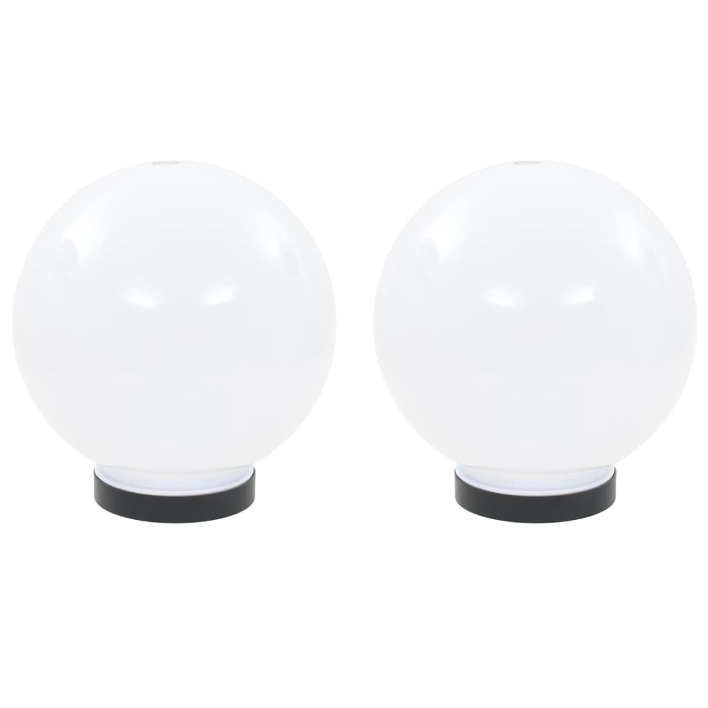 2 db led gömblámpa 20 cm pmma
