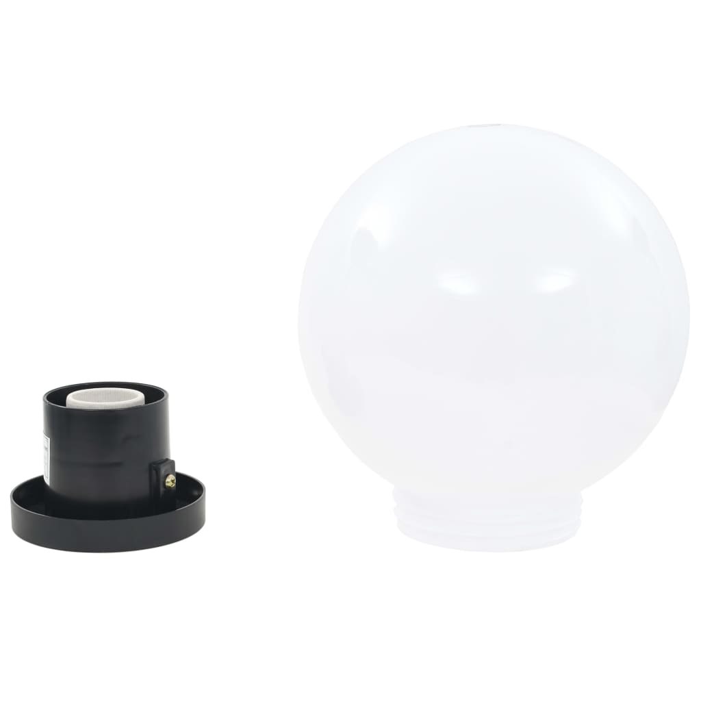 2 db led gömblámpa 20 cm pmma