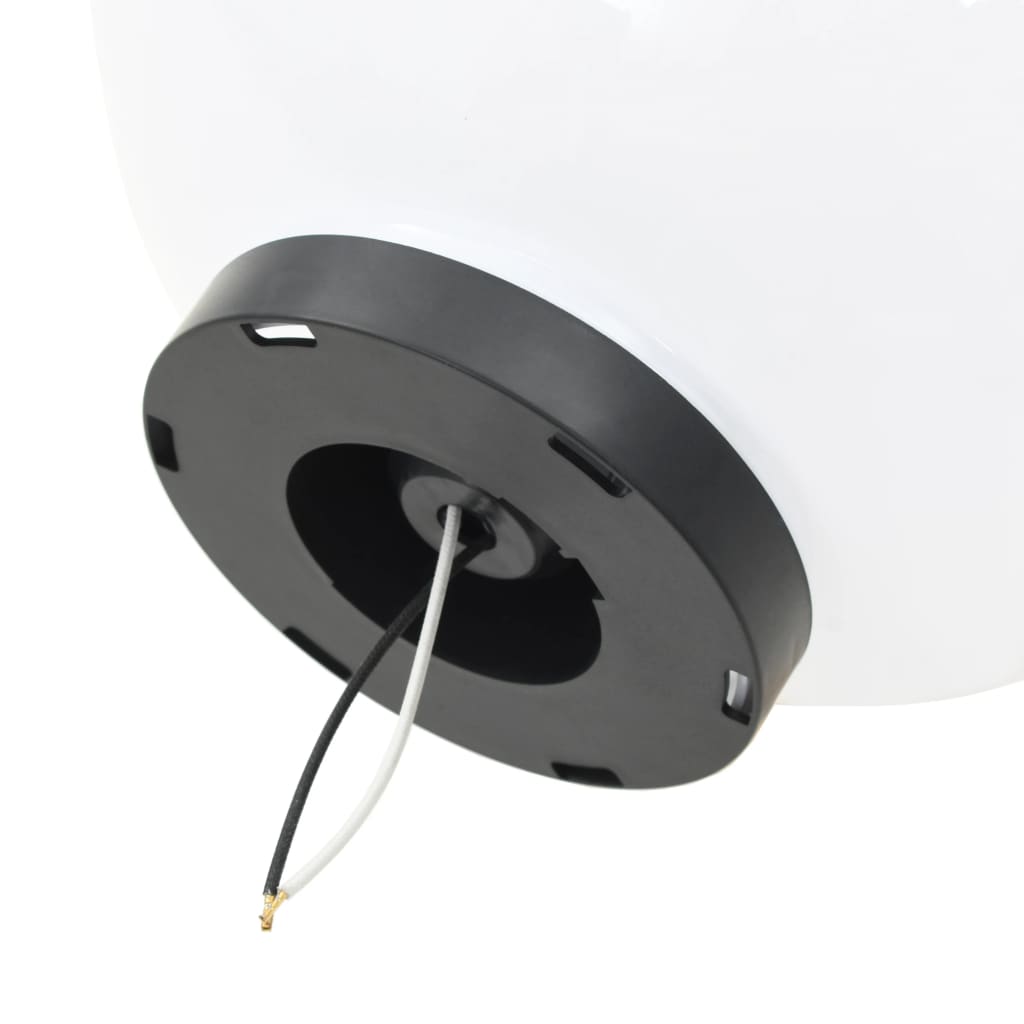 3 db-os led gömblámpa-szett 20 / 30 / 40 cm pmma