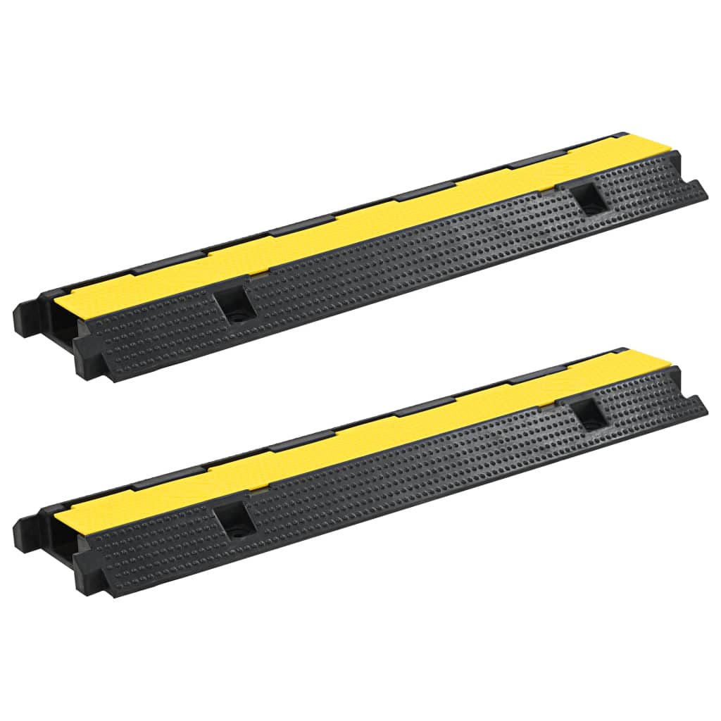 2 db 1 csatornás gumi kábelvédő rámpa 100 cm 2 db 1 csatornás gumi kábelvédő rámpa 100 cm