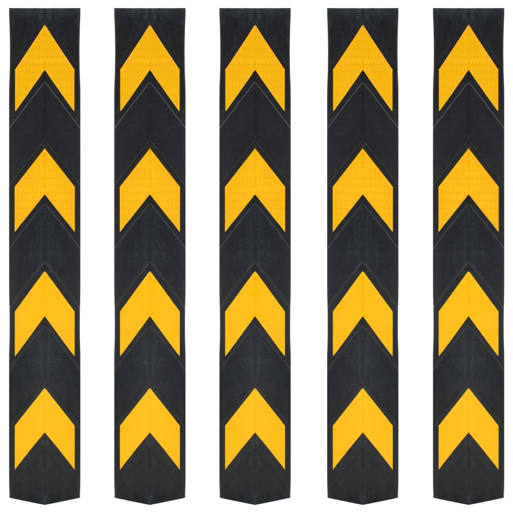 5 db fényvisszaverő gumi sarokélvédő 80 cm