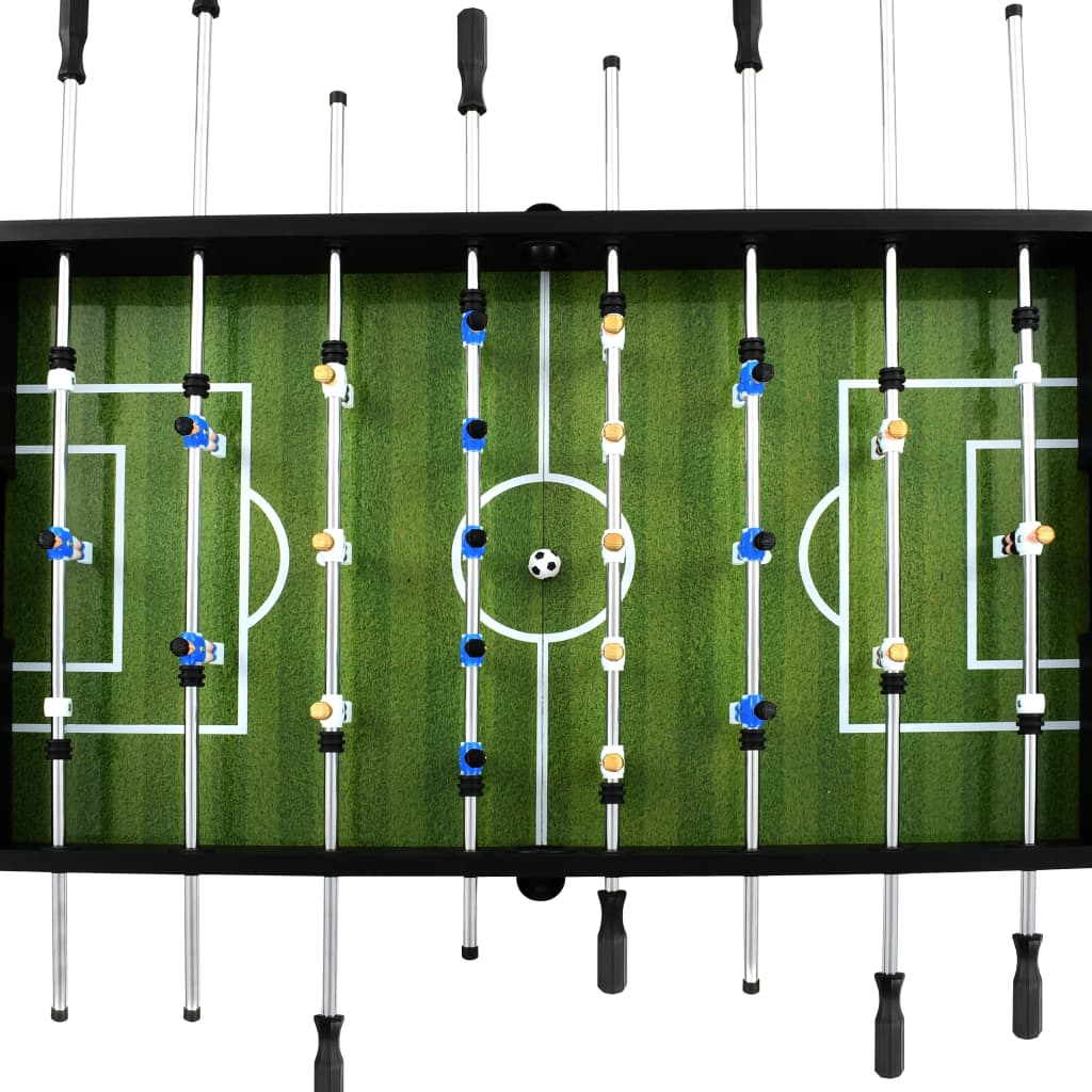 Fekete acél csocsóasztal 140 x 74,5 x 87,5 cm Fekete acél csocsóasztal 140 x 74,5 x 87,5 cm