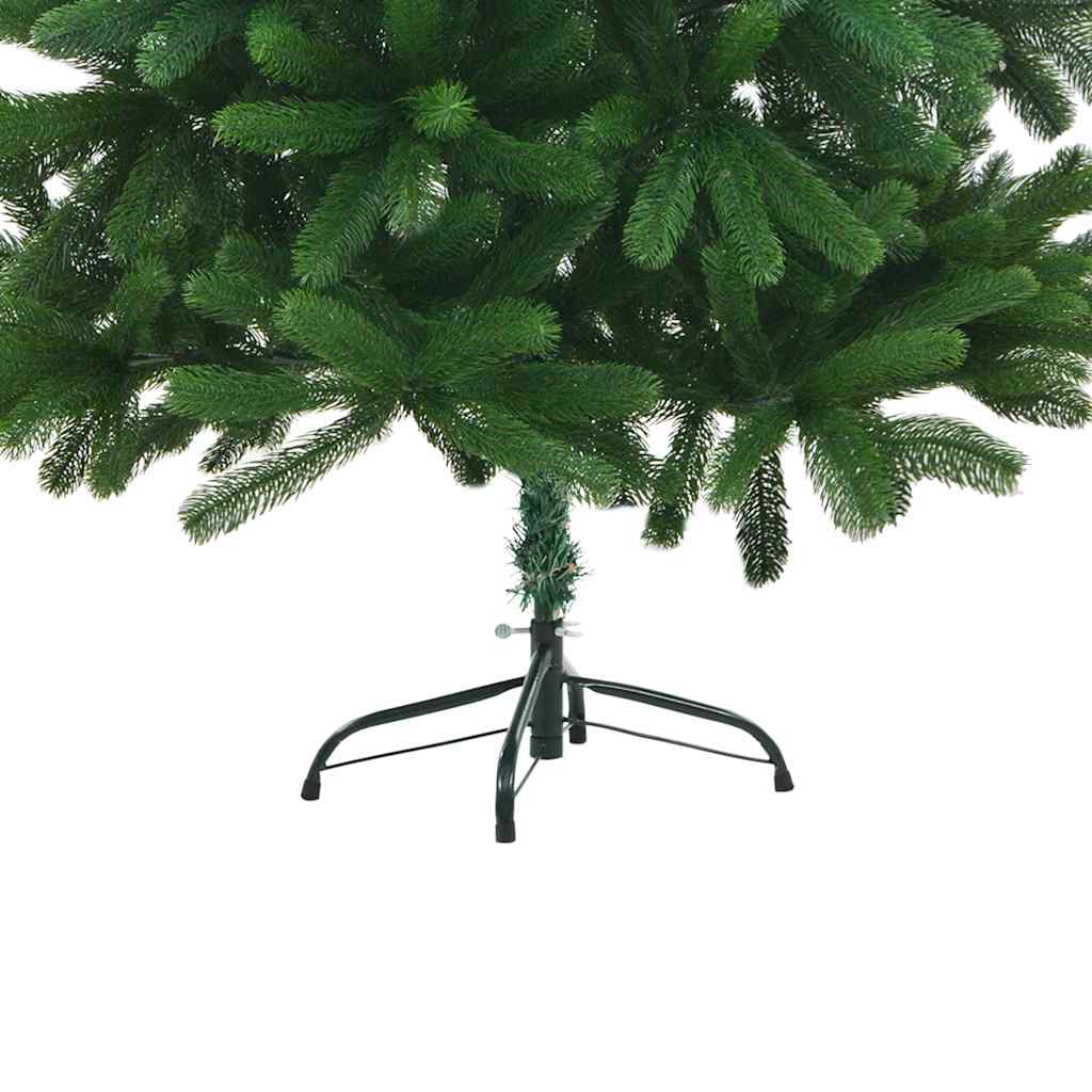 Zöld műkarácsonyfa élethű tűlevelekkel 150 cm