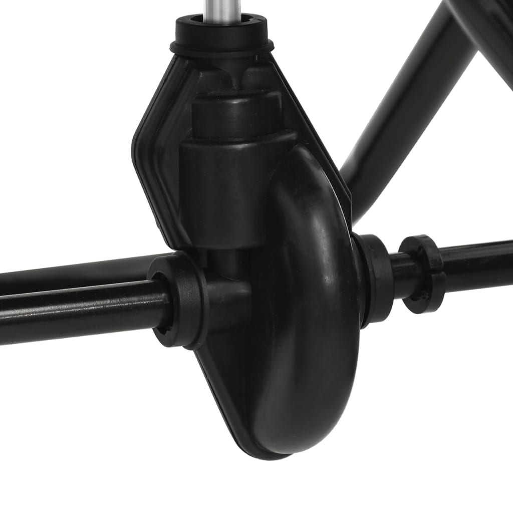 Pvc és acél tolható sószóró 92 x 46 x 70 cm 15 l