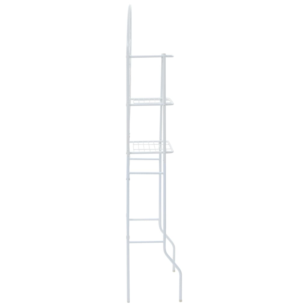 Fehér fürdőszobai állvány 60 x 33 x 174 cm Fehér fürdőszobai állvány 60 x 33 x 174 cm