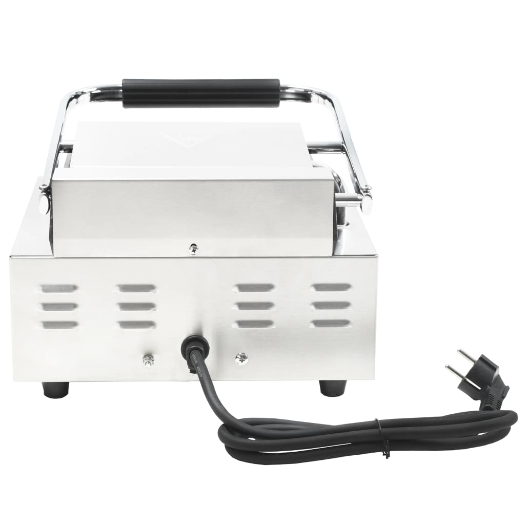 Kontaktgrill rozsdamentes acélból 1800 w 31 x 30,5 x 20 cm