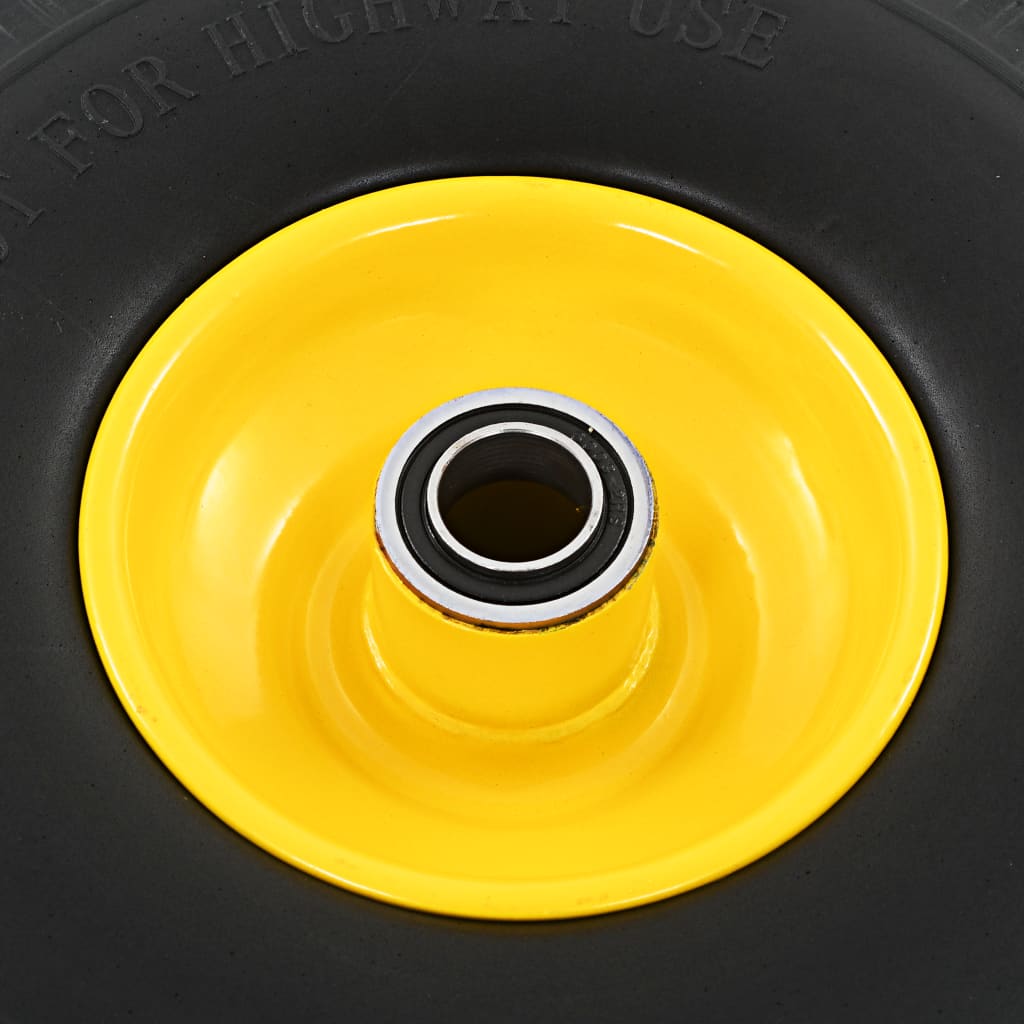 2 db molnárkocsi-kerék tömör poliuretán 3.00-4 (260 x 85)