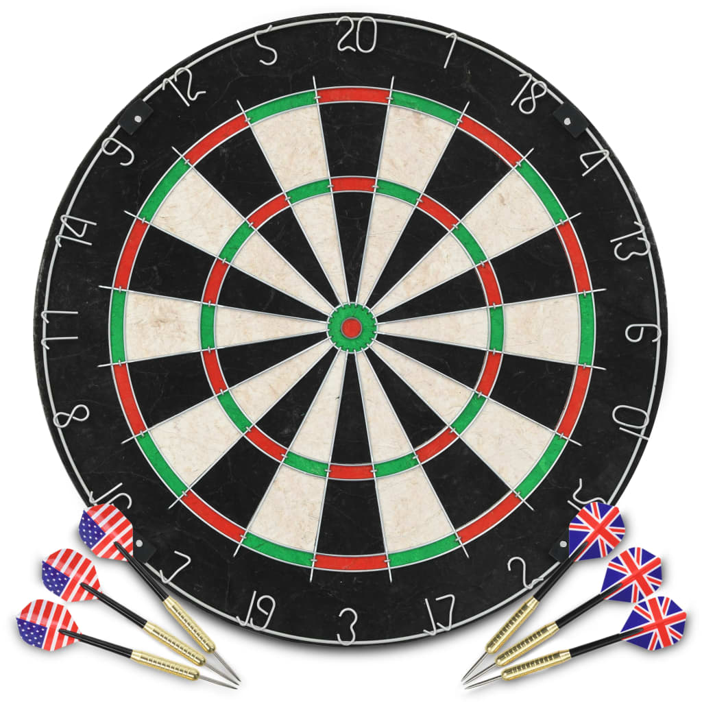 Szizál professzionális darts tábla 6 nyíllal és tábla védővel Szizál professzionális darts tábla 6 nyíllal és tábla védővel