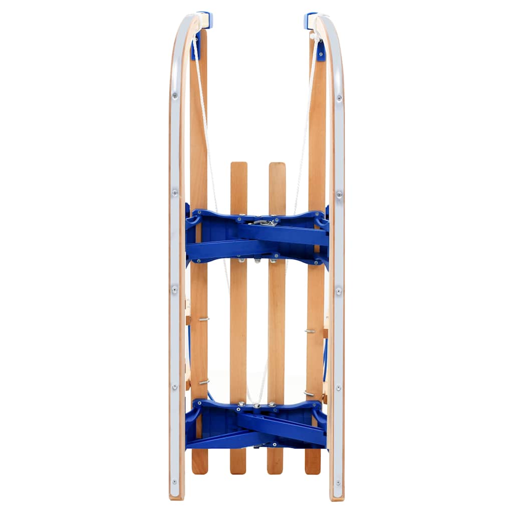 Összecsukható faszánkó háttámlával 119 cm