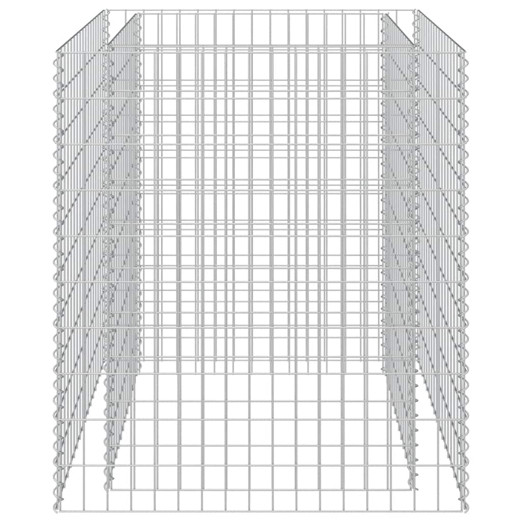 Horganyzott acél gabion magaságyás 90 x 90 x 100 cm