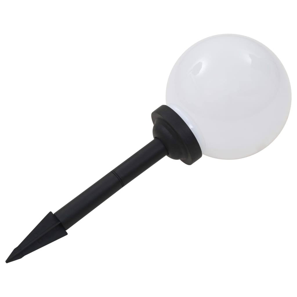 3 db napelemes kültéri led gömblámpa, 20 cm rgb