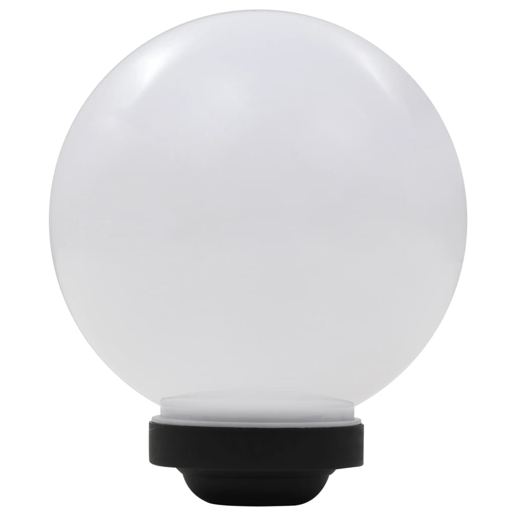 3 db napelemes kültéri led gömblámpa, 20 cm rgb