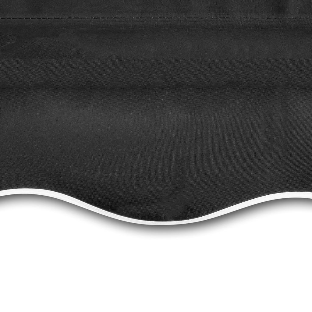 Antracitszürke vászon napellenző tető 600 x 300 cm