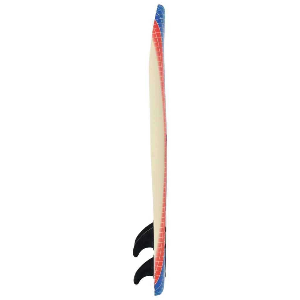 Szörfdeszka mozaik-mintával, 170 cm