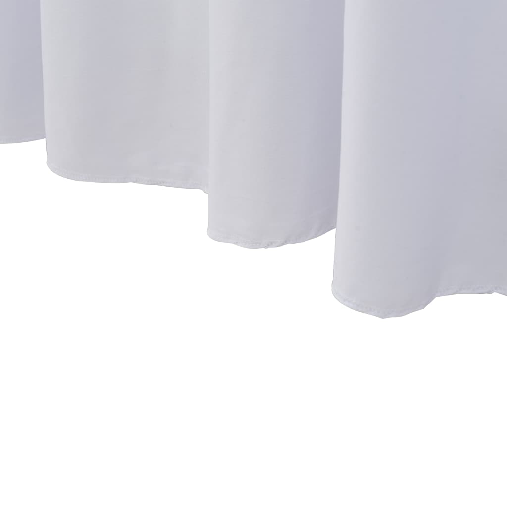 2 darab fehér sztreccs asztalszoknya 243 x 76 x 74 cm