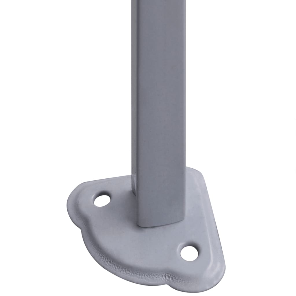 Antracitszürke összecsukható, felállítható rendezvénysátor 3x3 m