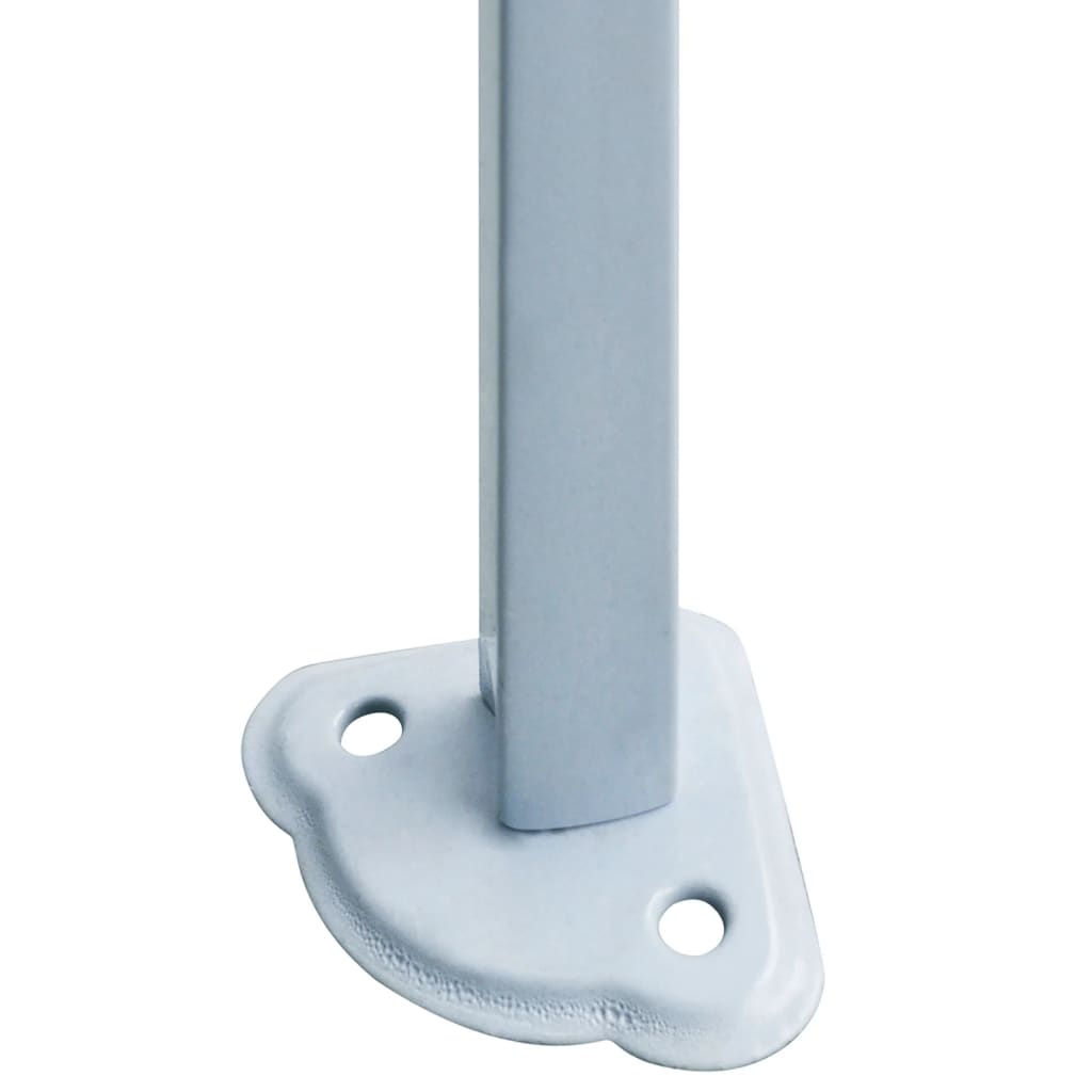 Antracitszürke összecsukható rendezvénysátor 4 oldalfallal 3x3m