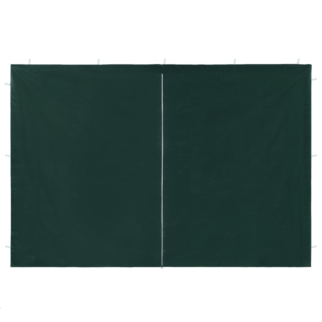 2 db zöld, cipzáras pe oldalfal partisátorhoz